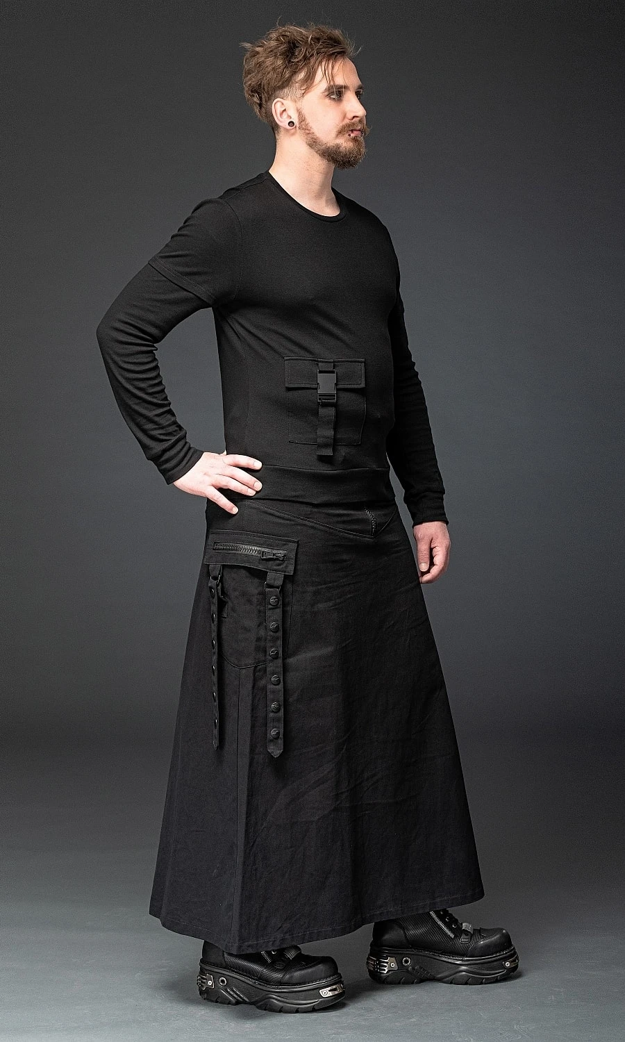 Jupe Gothique Homme QUEEN OF DARKNESS 6 Jupe Gothique Homme QUEEN OF DARKNESS – Image 4