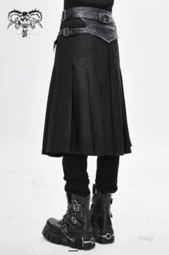 Jupe Gothique Homme DEVIL FASHION 'Sigurd' 9 Jupe Gothique Homme DEVIL FASHION 'Sigurd' -Vêtements Gothiques Boutique skt1082 900