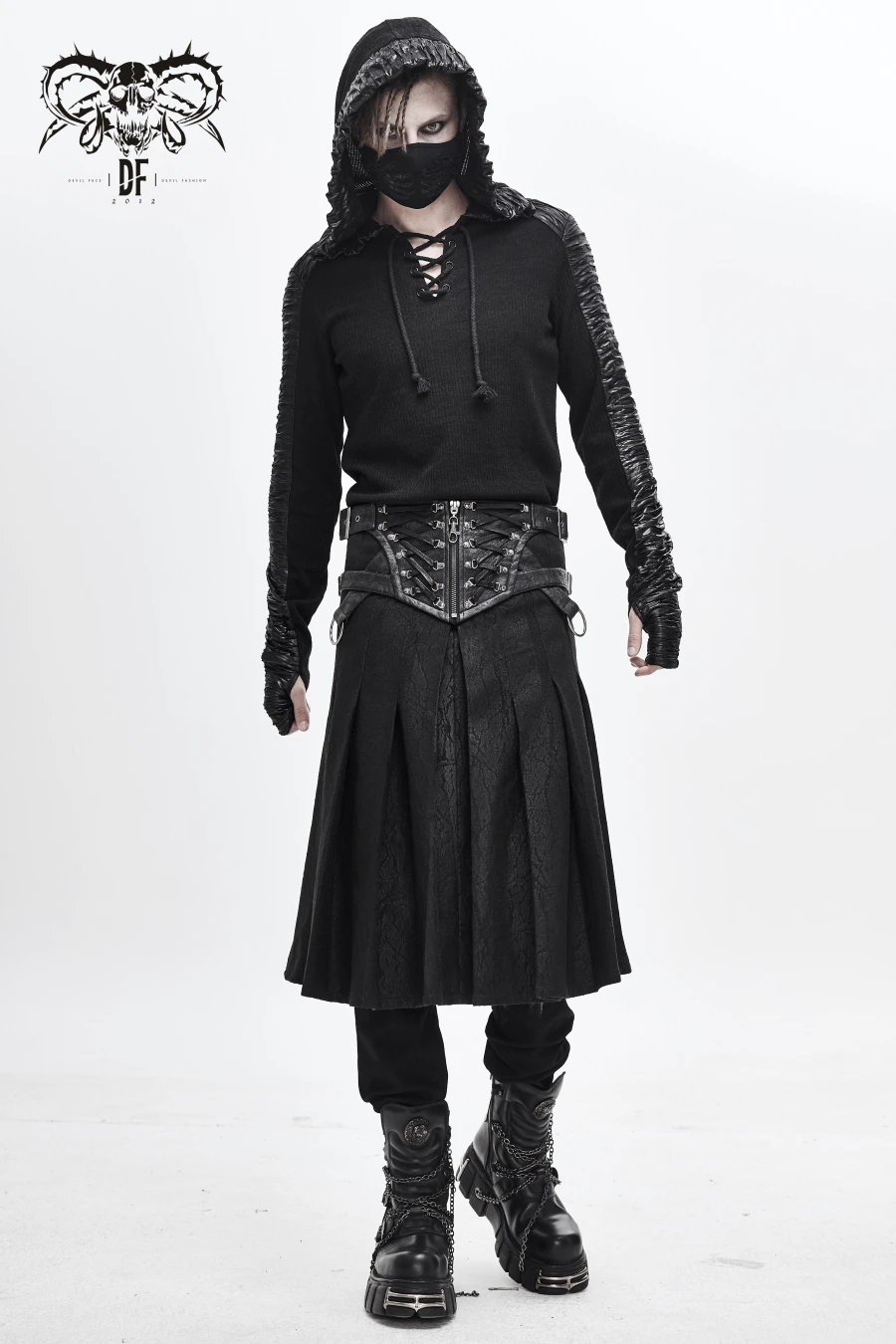 Jupe Gothique Homme DEVIL FASHION 'Sigurd' 6 Jupe Gothique Homme DEVIL FASHION 'Sigurd' – Image 4