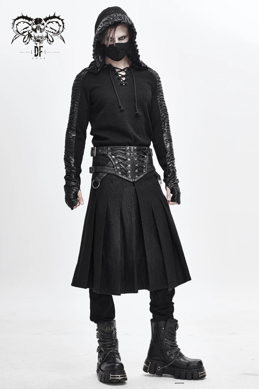 Jupe Gothique Homme DEVIL FASHION 'Sigurd' 5 Jupe Gothique Homme DEVIL FASHION 'Sigurd' – Image 3