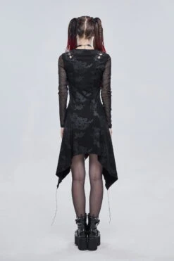 Robe Goth DEVIL FASHION 'sorcière Noire' 9 Robe Goth DEVIL FASHION 'sorcière Noire' -Vêtements Gothiques Boutique skt1354 900