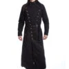 Manteau POIZEN INDUSTRIES 'solomon' -Vêtements Gothiques Boutique solomon coat mens black chemical black 1 900
