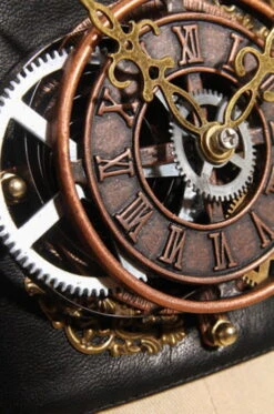 Ceinture Steampunk Noire RQBL -Vêtements Gothiques Boutique sp072bk3 900