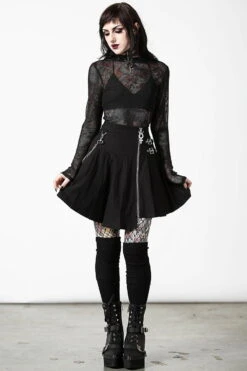 Mini Jupe KILLSTAR 'Space Wave' -Vêtements Gothiques Boutique space wave mini skirt w b x16001 900