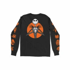 T-shirt Unisexe Manches Longues Mr JACK 'orange Jack'