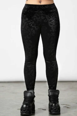 Leggings Velours KILLSTAR 'to Ashes'