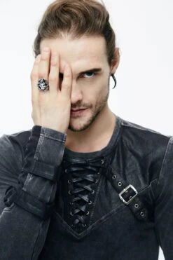 Pull Gothique Homme DEVIL FASHION -Vêtements Gothiques Boutique tt082018 900