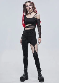 Haut Femme DEVIL FASHION '6 Skulls' -Vêtements Gothiques Boutique tt1757 900