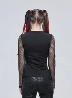 Haut DEVIL FASHION 'Harley Girl' -Vêtements Gothiques Boutique tt1833 900