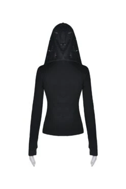Haut Capuche DARK IN LOVE -Vêtements Gothiques Boutique tw250 001 900