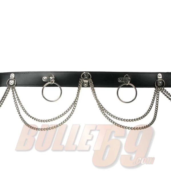 Ceinture Cuir & Chaines 3 Ceinture Cuir & Chaines