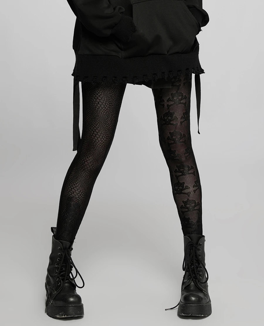 Leggings PUNK RAVE 'skull Snake' 6 Leggings PUNK RAVE 'skull Snake' – Image 4