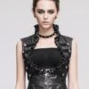 Blouson Goth Rock Sans Manches DEVIL FASHION -Vêtements Gothiques Boutique wt00501