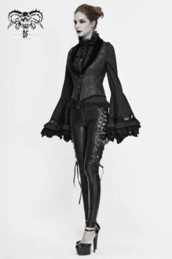 Gilet DEVIL FASHION 'wilgefortis' -Vêtements Gothiques Boutique wt0551 900