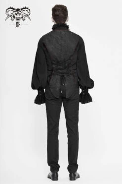 Gilet Jacquard DEVIL FASHION 'Lord Attira' -Vêtements Gothiques Boutique wt056013 900