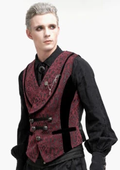 Gilet Jacquard DEVIL FASHION 'Baron Vinitharius' -Vêtements Gothiques Boutique wt0700299 900