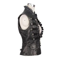 Blouson Goth Rock Sans Manches DEVIL FASHION 12 Blouson Goth Rock Sans Manches DEVIL FASHION -Vêtements Gothiques Boutique wt2