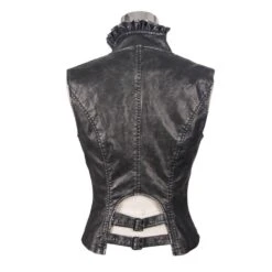 Blouson Goth Rock Sans Manches DEVIL FASHION 13 Blouson Goth Rock Sans Manches DEVIL FASHION -Vêtements Gothiques Boutique wt3