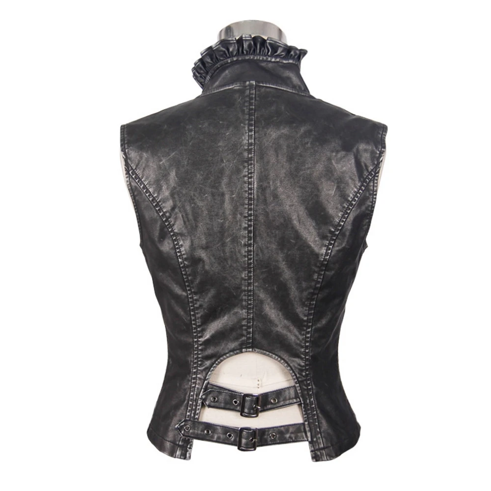 Blouson Goth Rock Sans Manches DEVIL FASHION 8 Blouson Goth Rock Sans Manches DEVIL FASHION – Image 6