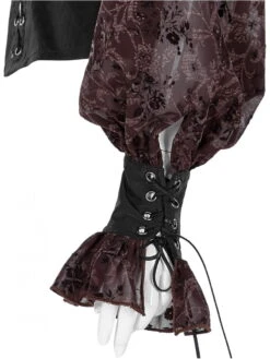 Chemisier Victorien PUNK RAVE -Vêtements Gothiques Boutique wy 1123bk co punk rave 15 1 900