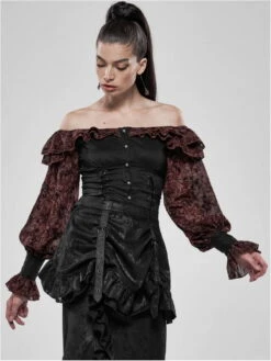 Chemisier Victorien PUNK RAVE -Vêtements Gothiques Boutique wy11233 900