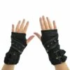 Mitaines POIZEN INDUSTRIES 'Xian' -Vêtements Gothiques Boutique xian gloves unisex black poizen1 900