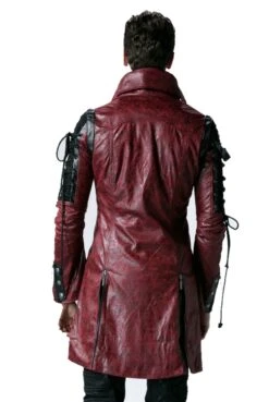 Veste Gothique Homme PUNK RAVE 'red Funeral' -Vêtements Gothiques Boutique y 349 3189 900