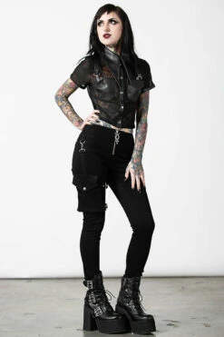 Pantalon KILLSTAR 'Zodiac Harness' -Vêtements Gothiques Boutique zodiac harness jeans w b x1600 900
