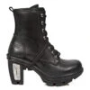 Bottines Gothiques New Rock Noires M.NEOTR008-S1 -Vêtements Gothiques Boutique zz
